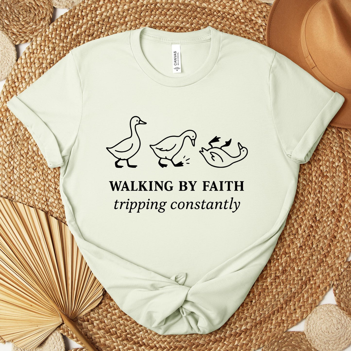 Walking By Faith Tripping Constantly 01 Premium T-shirt