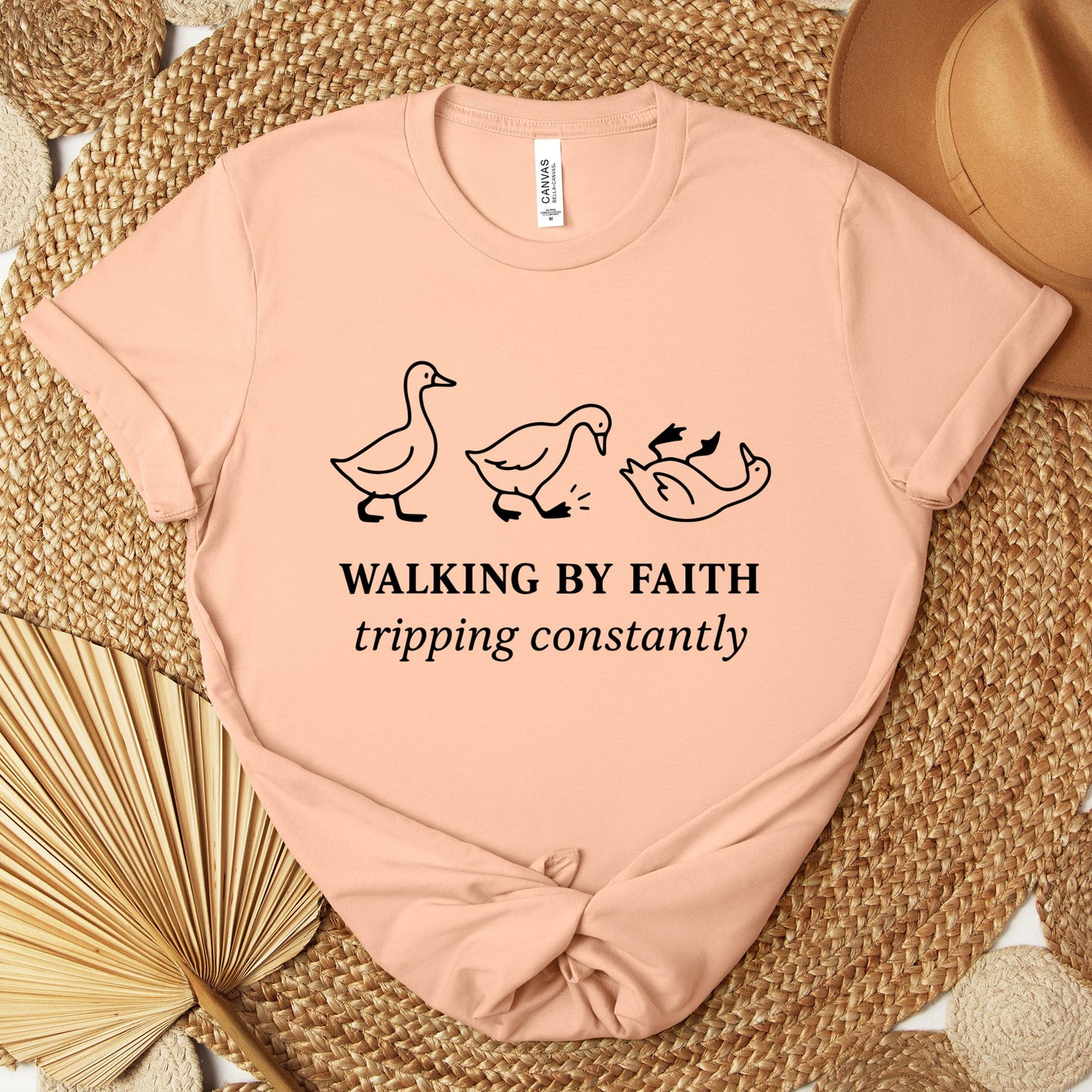 Walking By Faith Tripping Constantly 01 Premium T-shirt