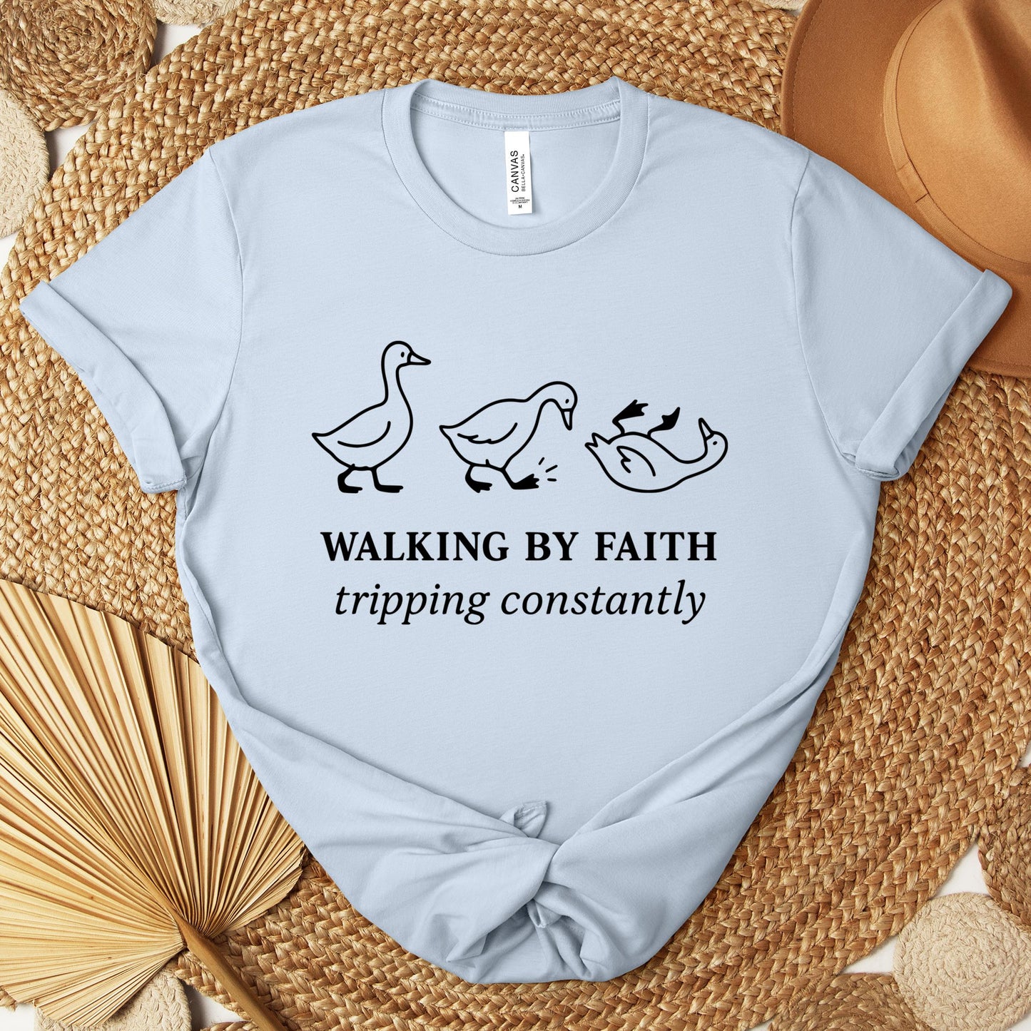 Walking By Faith Tripping Constantly 01 Premium T-shirt