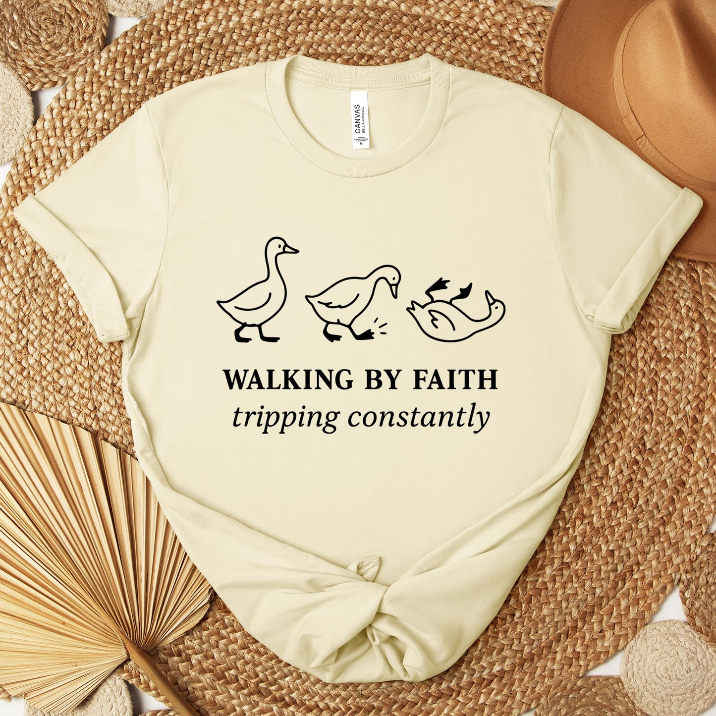 Walking By Faith Tripping Constantly 01 Premium T-shirt