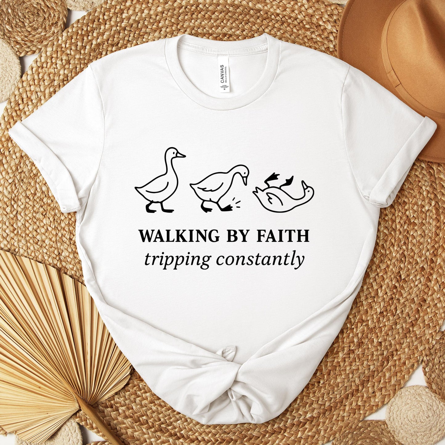 Walking By Faith Tripping Constantly 01 Premium T-shirt