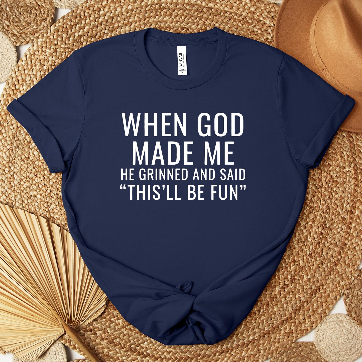 When God Made Me He Grinned And Said This'll Be Fun 12 Premium T-shirt