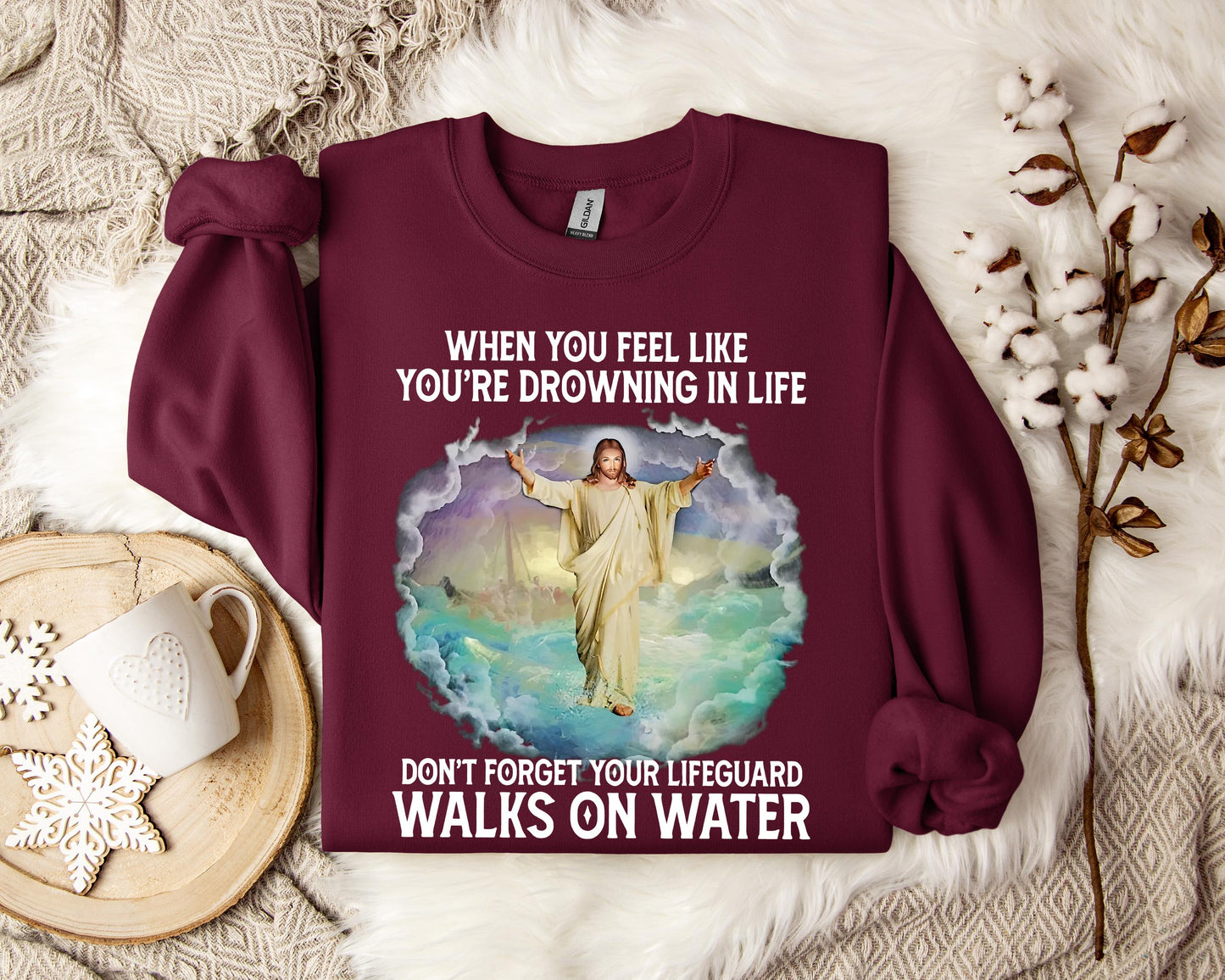 When You Feel Like You're Drowning In Life Sweatshirt