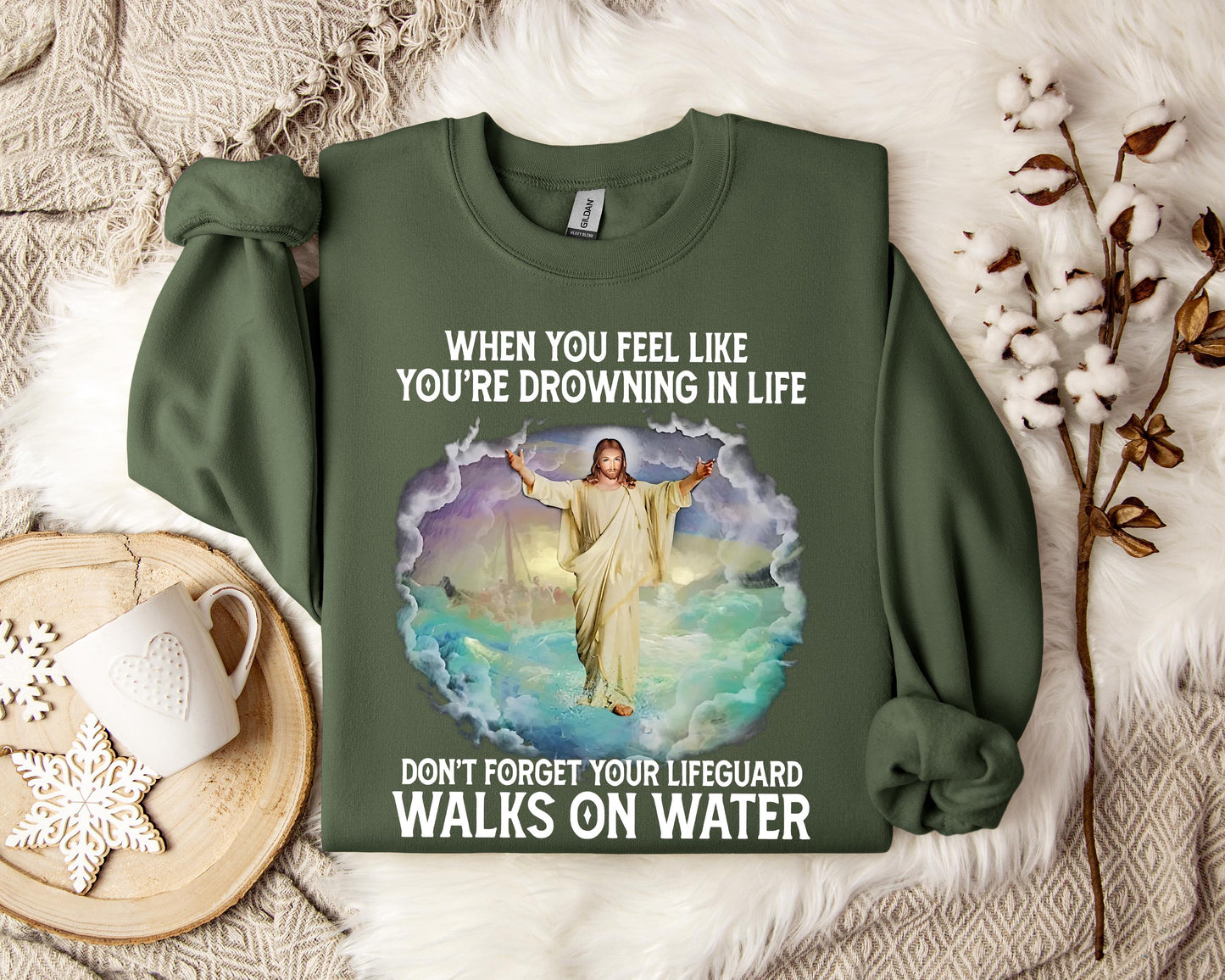 When You Feel Like You're Drowning In Life Sweatshirt