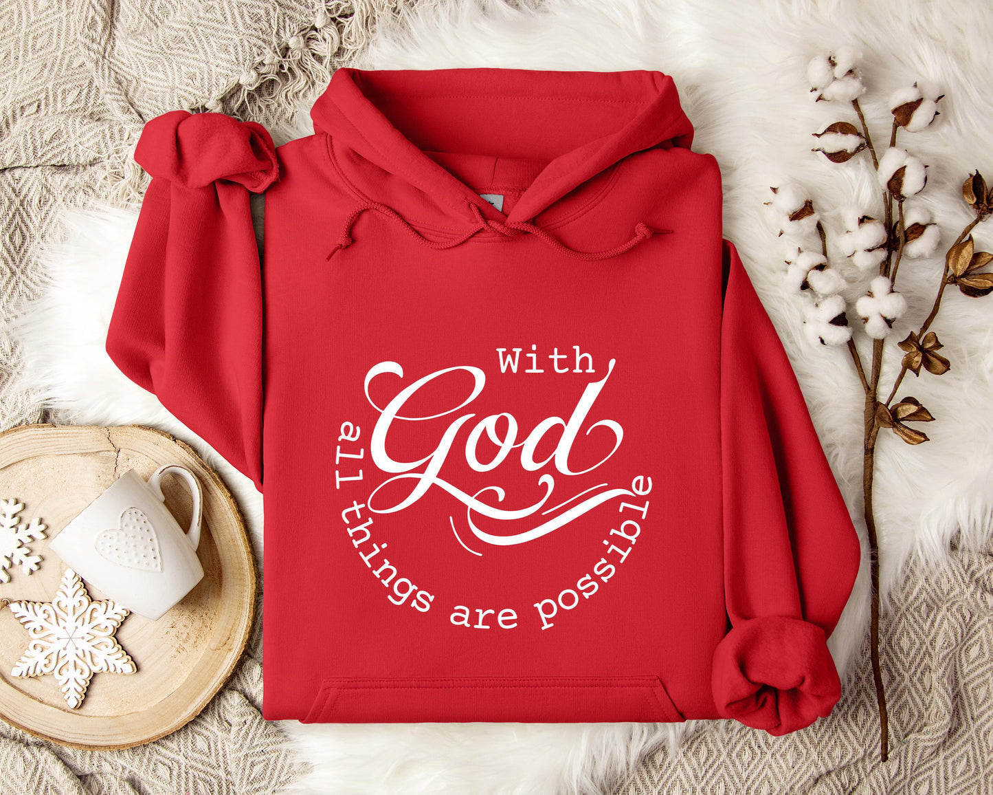 With God All Things Are Possible Hoodie