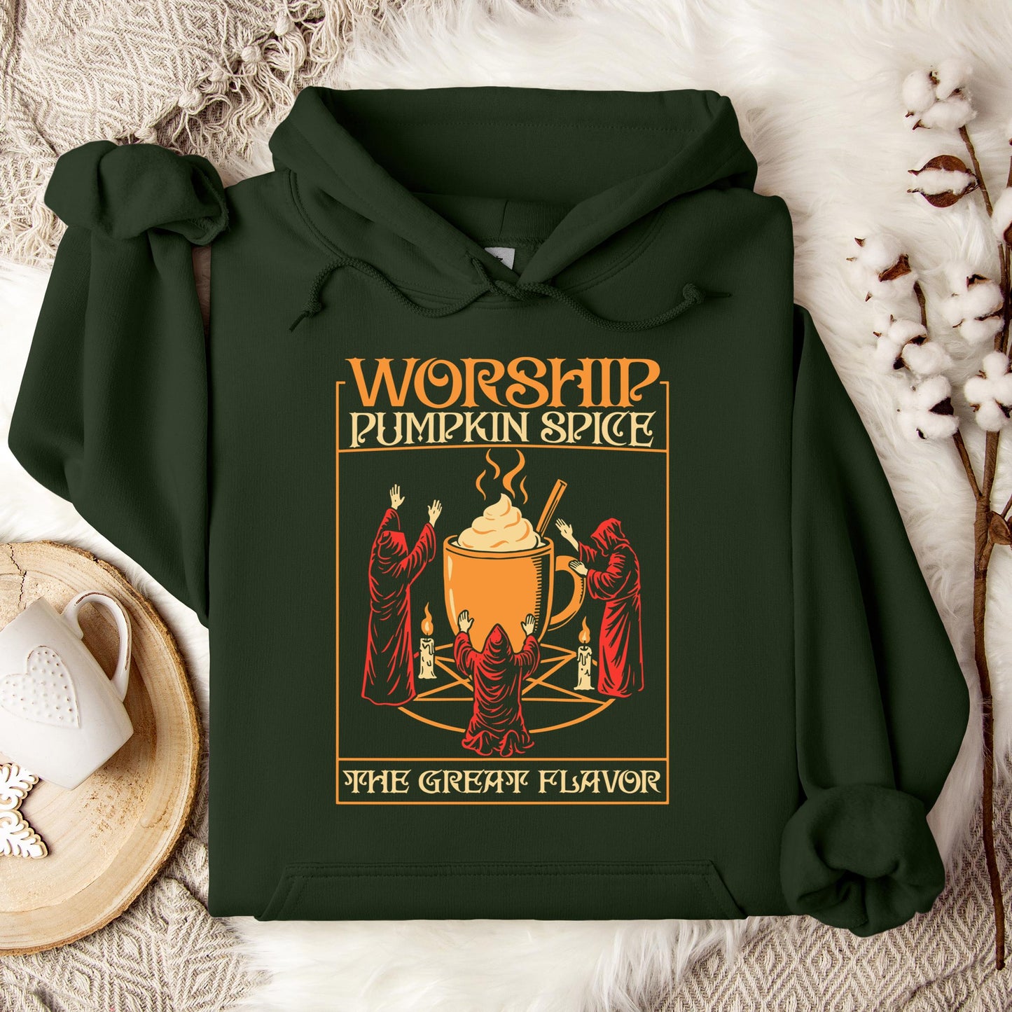 Worship Pumpkin Spice The Great Flavor Hoodie