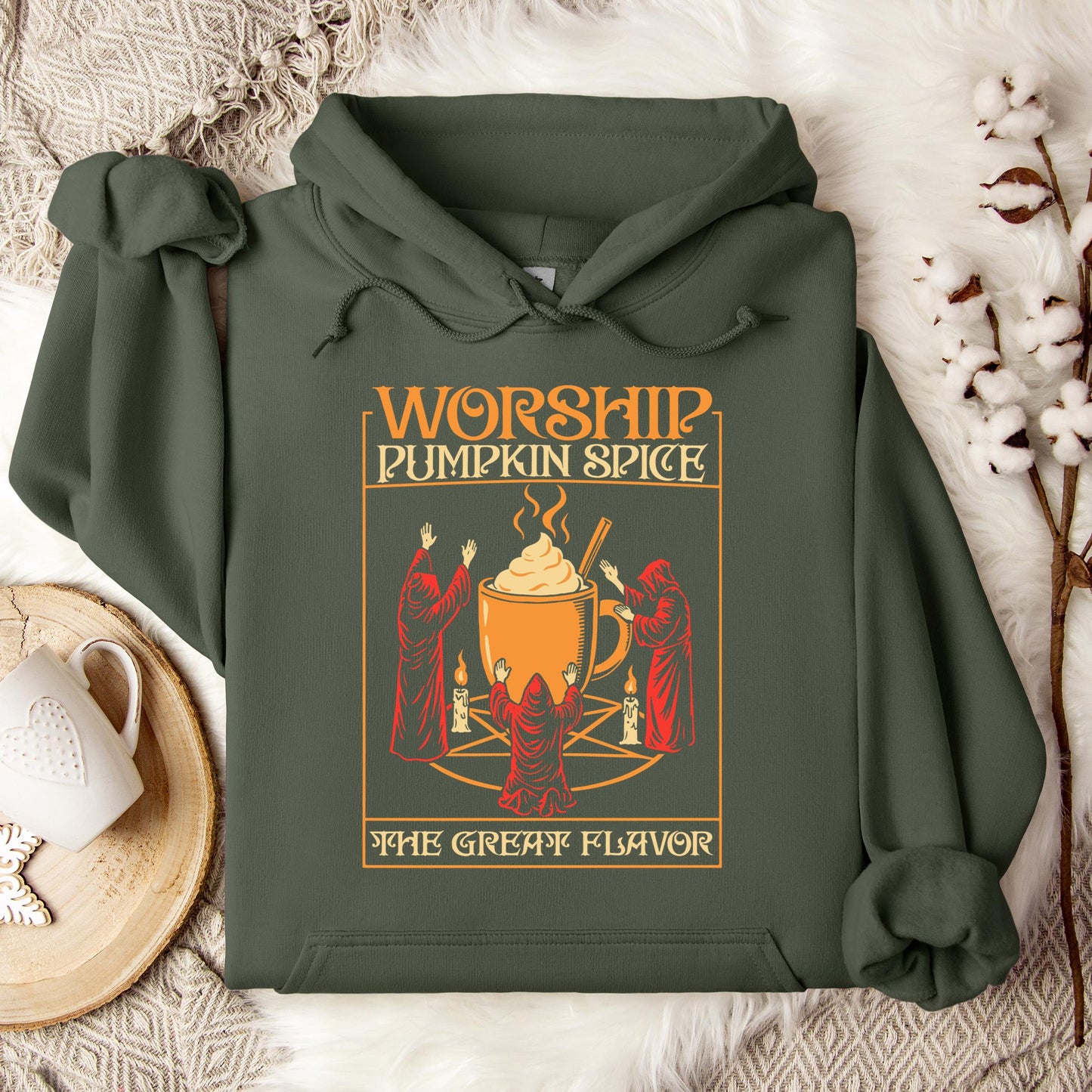 Worship Pumpkin Spice The Great Flavor Hoodie