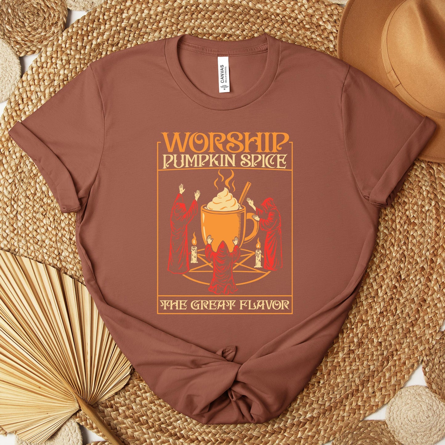 Worship Pumpkin Spice The Great Flavor Premium T-shirt