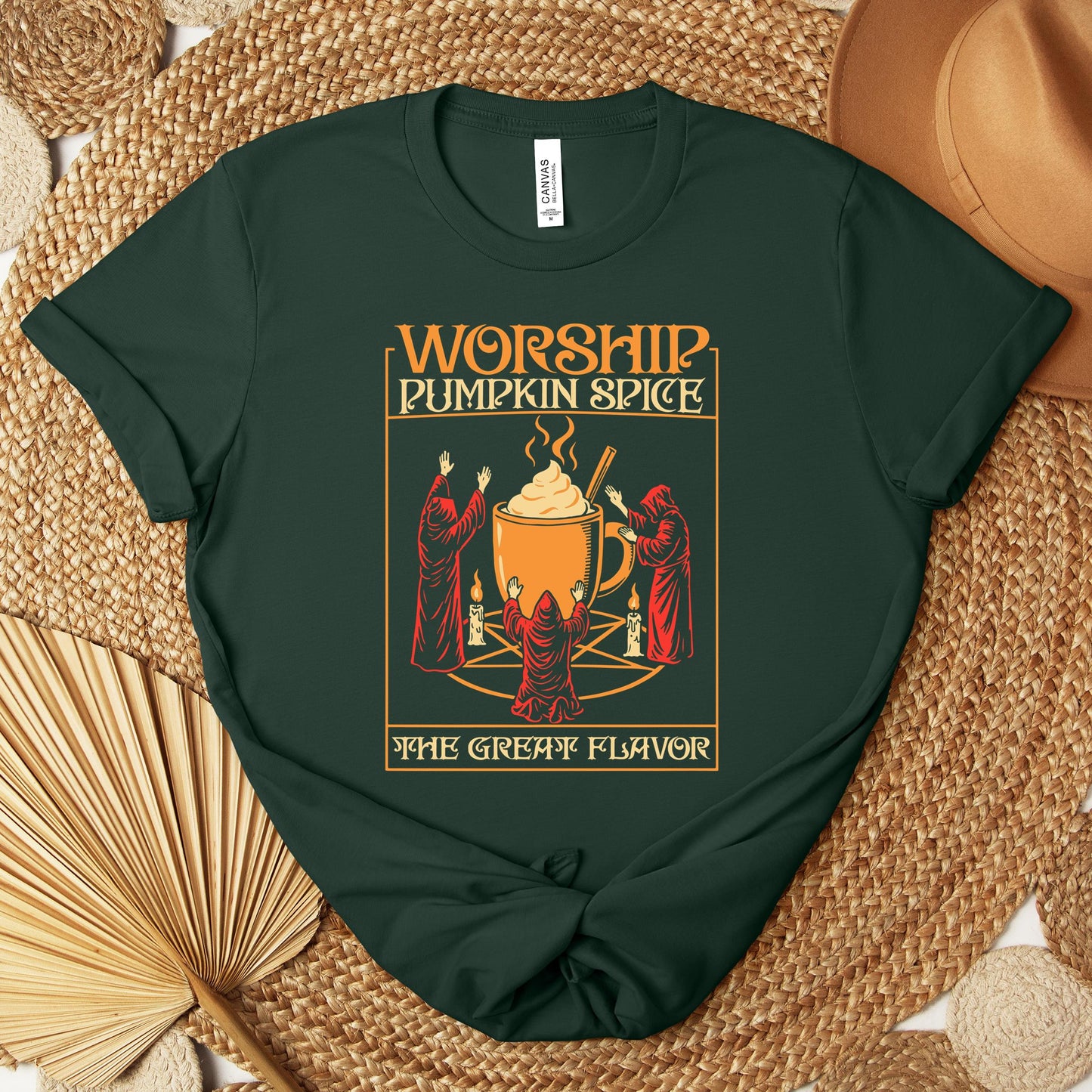 Worship Pumpkin Spice The Great Flavor Premium T-shirt