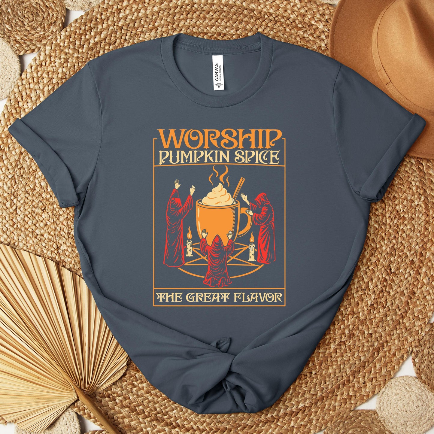 Worship Pumpkin Spice The Great Flavor Premium T-shirt