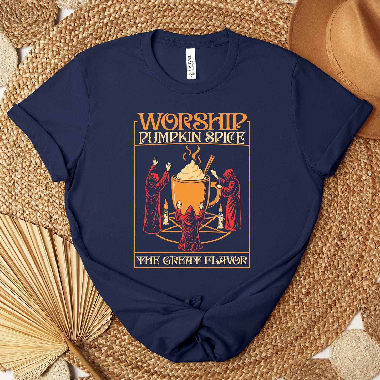 Worship Pumpkin Spice The Great Flavor Premium T-shirt