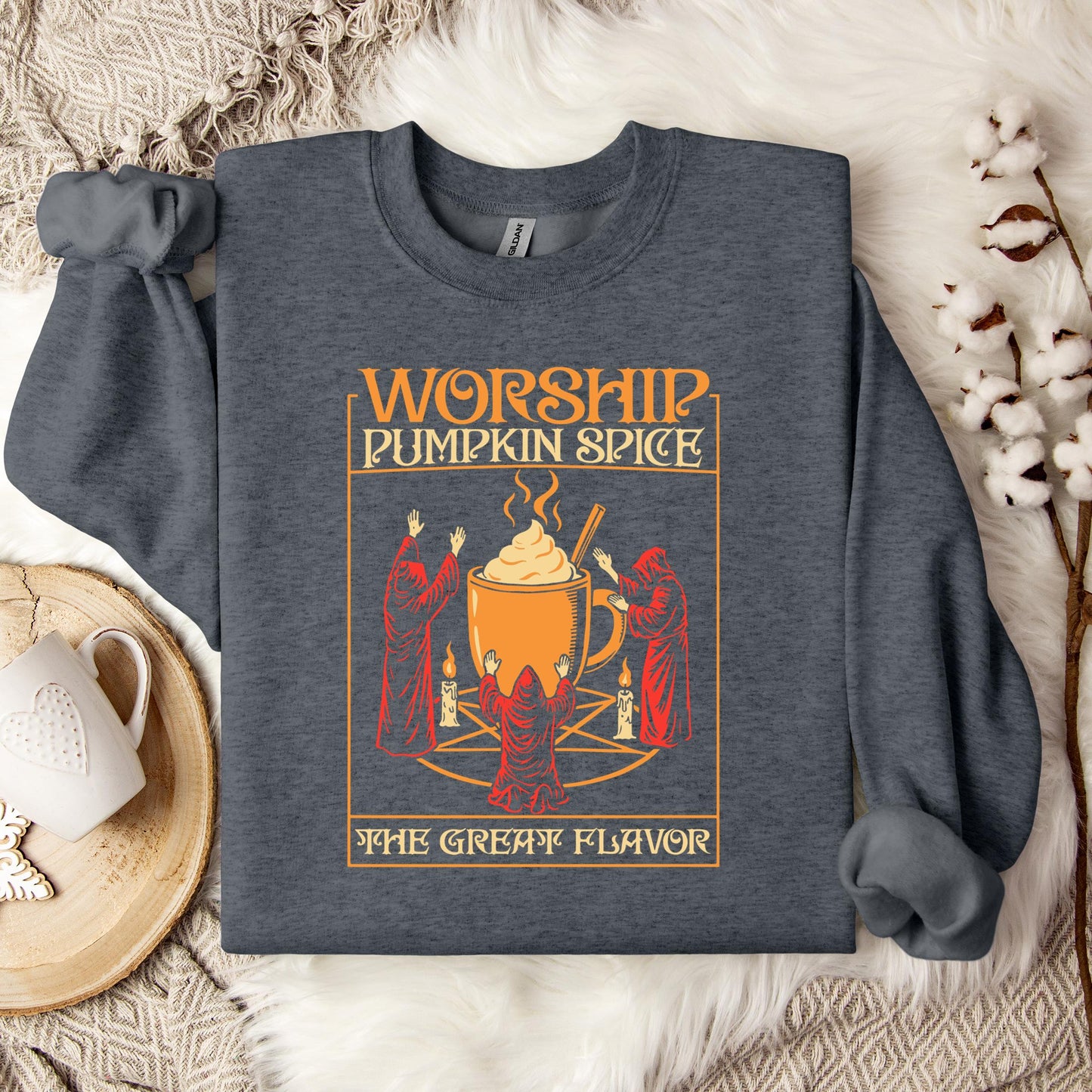 Worship Pumpkin Spice The Great Flavor Sweatshirt