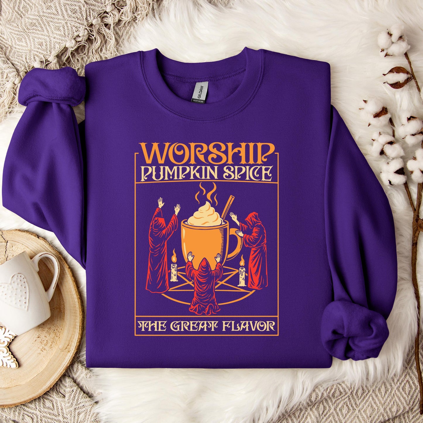 Worship Pumpkin Spice The Great Flavor Sweatshirt