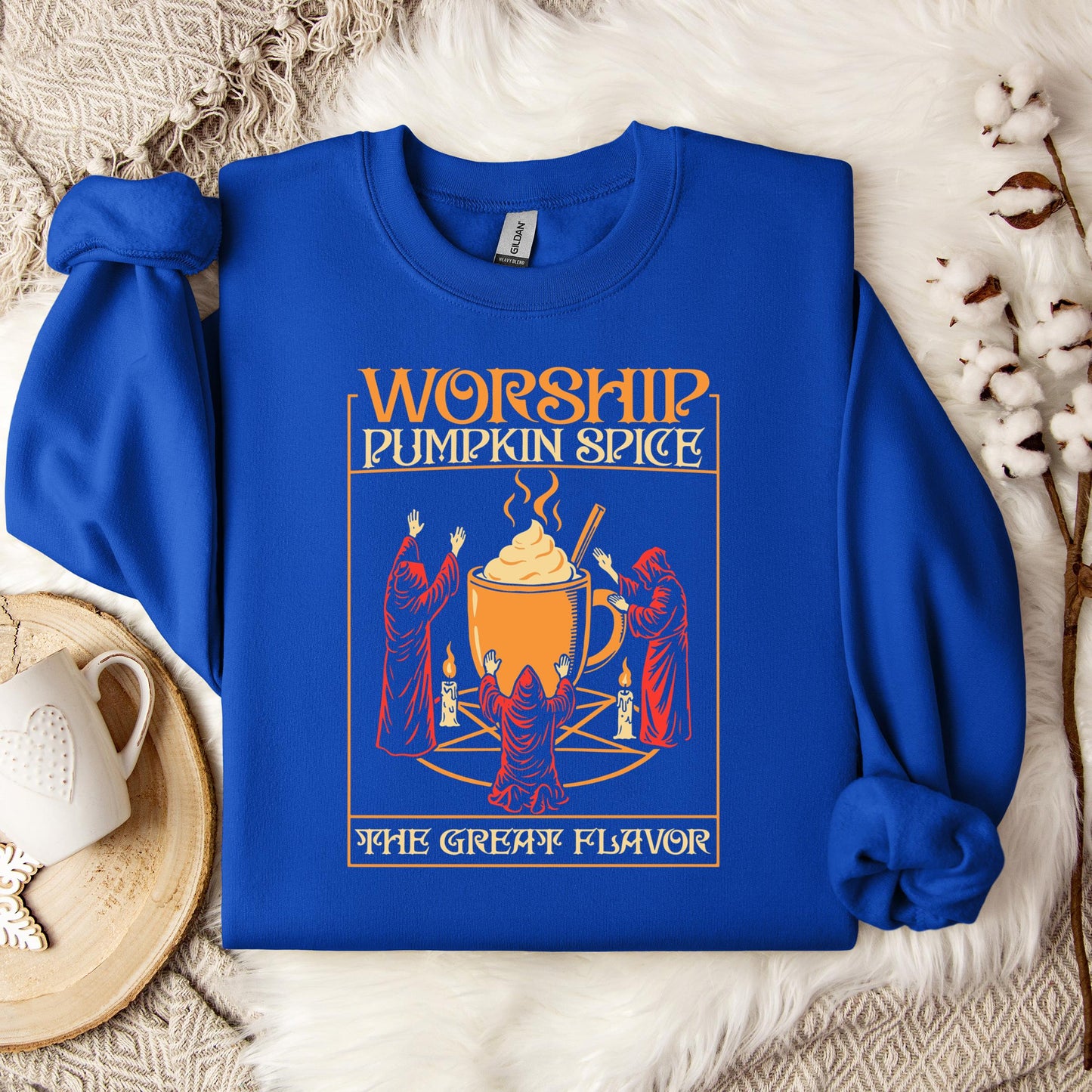 Worship Pumpkin Spice The Great Flavor Sweatshirt