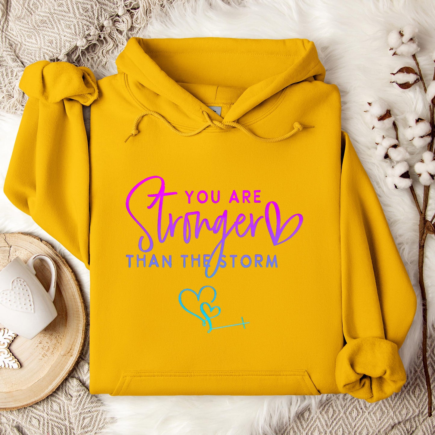 You Are Stronger Than The Storm 01 Hoodie
