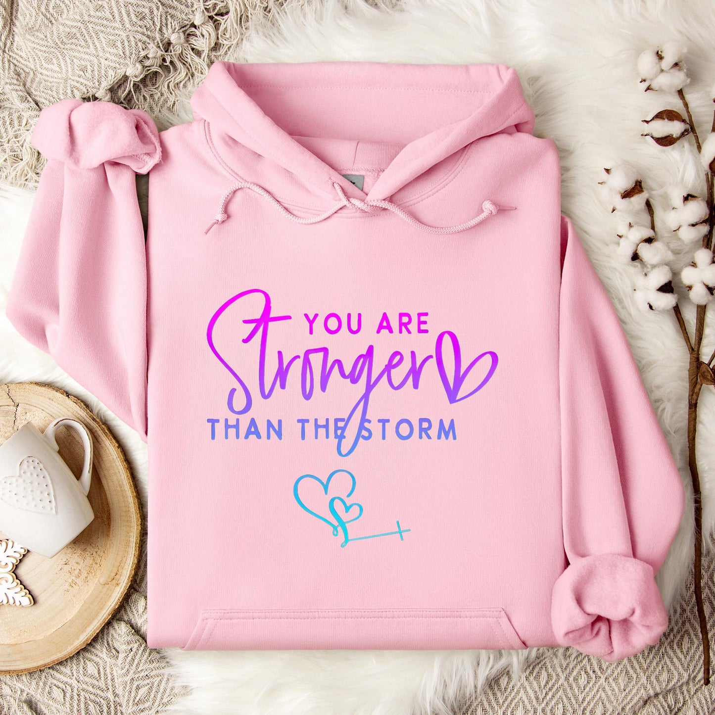 You Are Stronger Than The Storm 01 Hoodie