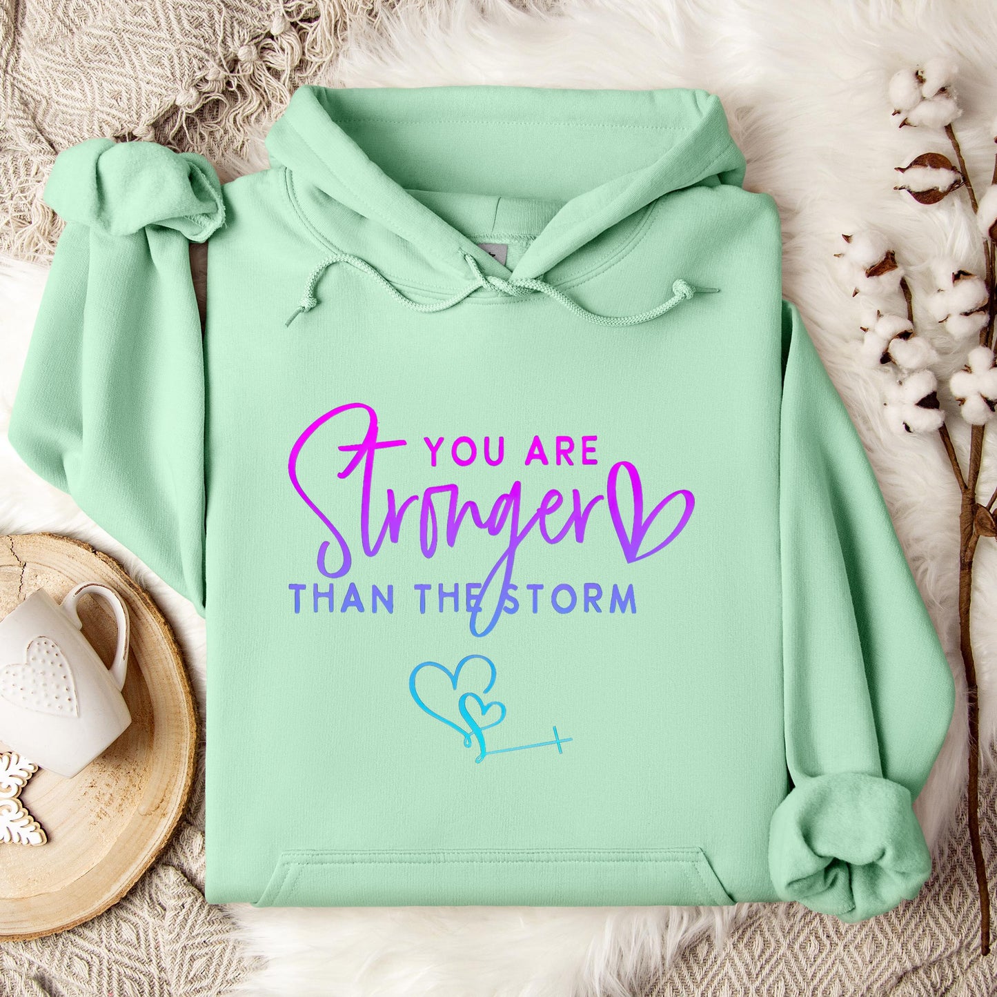 You Are Stronger Than The Storm 01 Hoodie