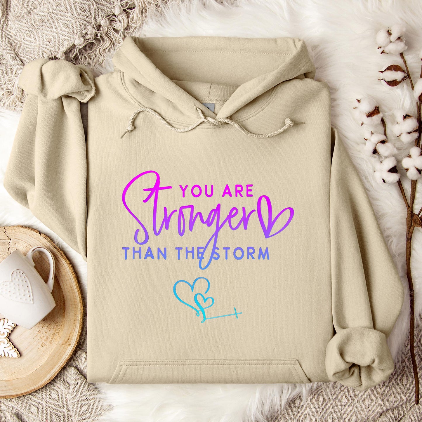 You Are Stronger Than The Storm 01 Hoodie
