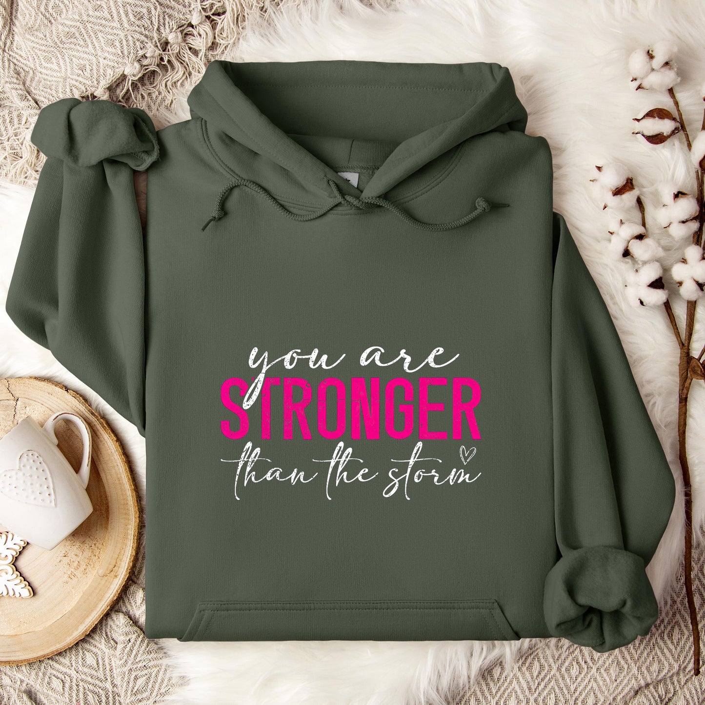 You Are Stronger Than The Storm 02 Hoodie