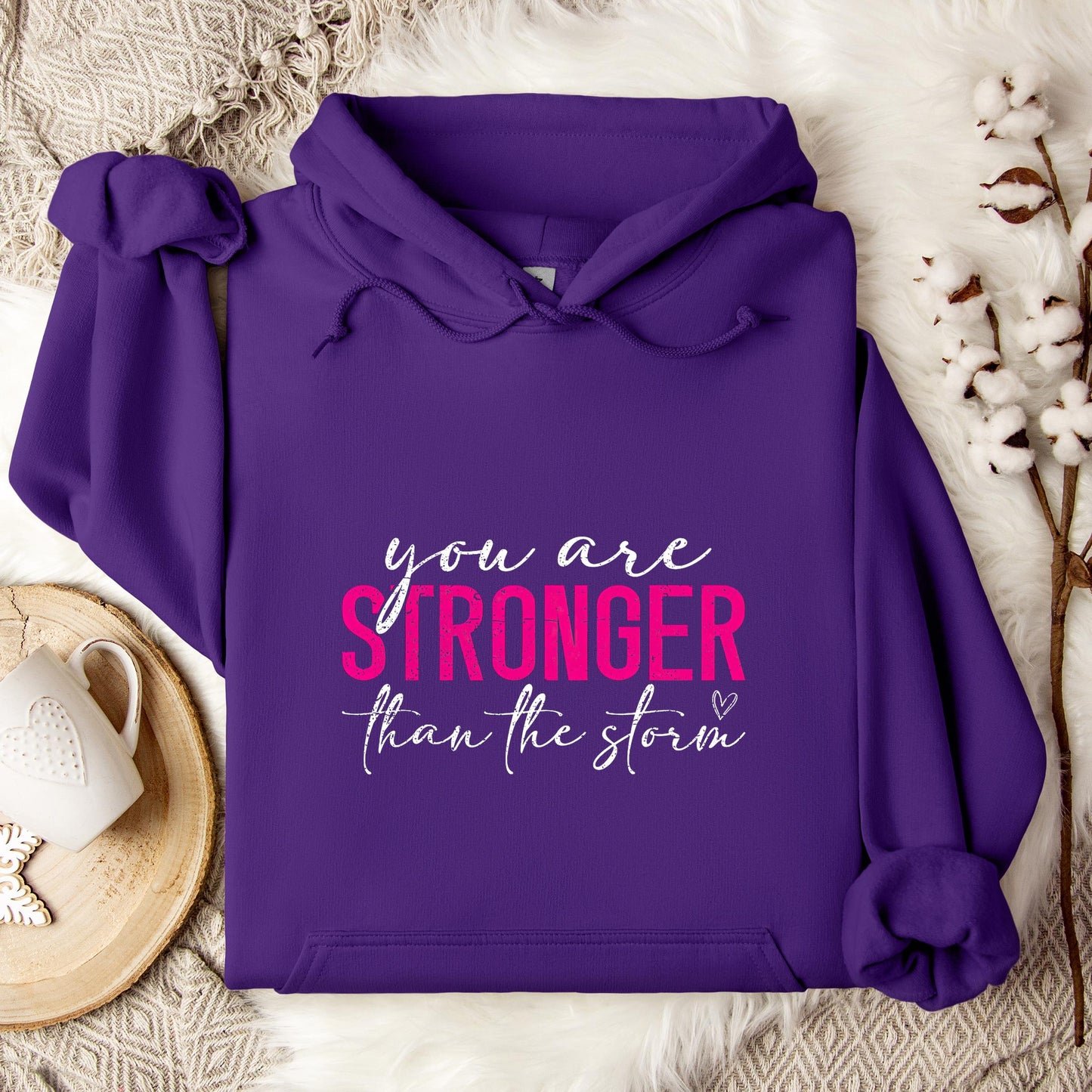 You Are Stronger Than The Storm 02 Hoodie