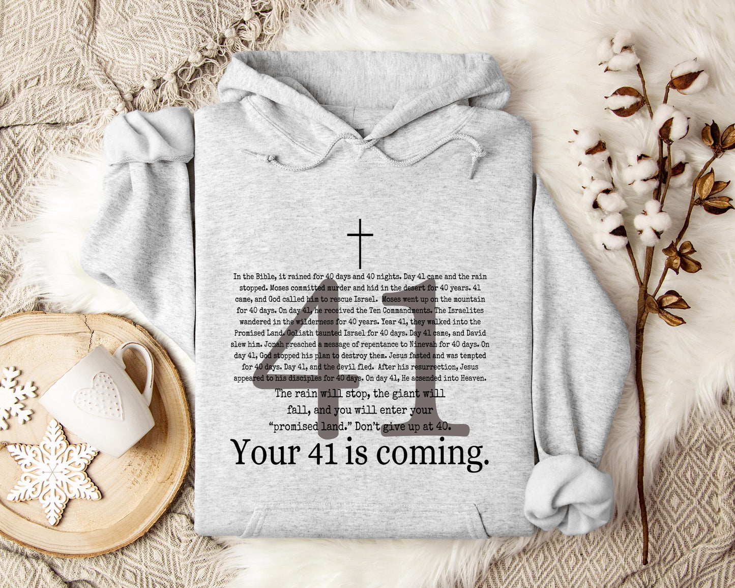 Your 41 Is Coming Cross