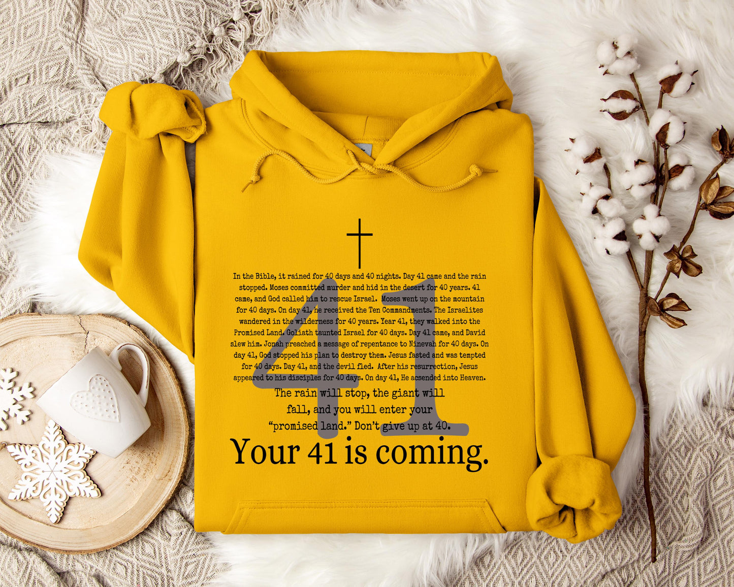 Your 41 Is Coming Cross