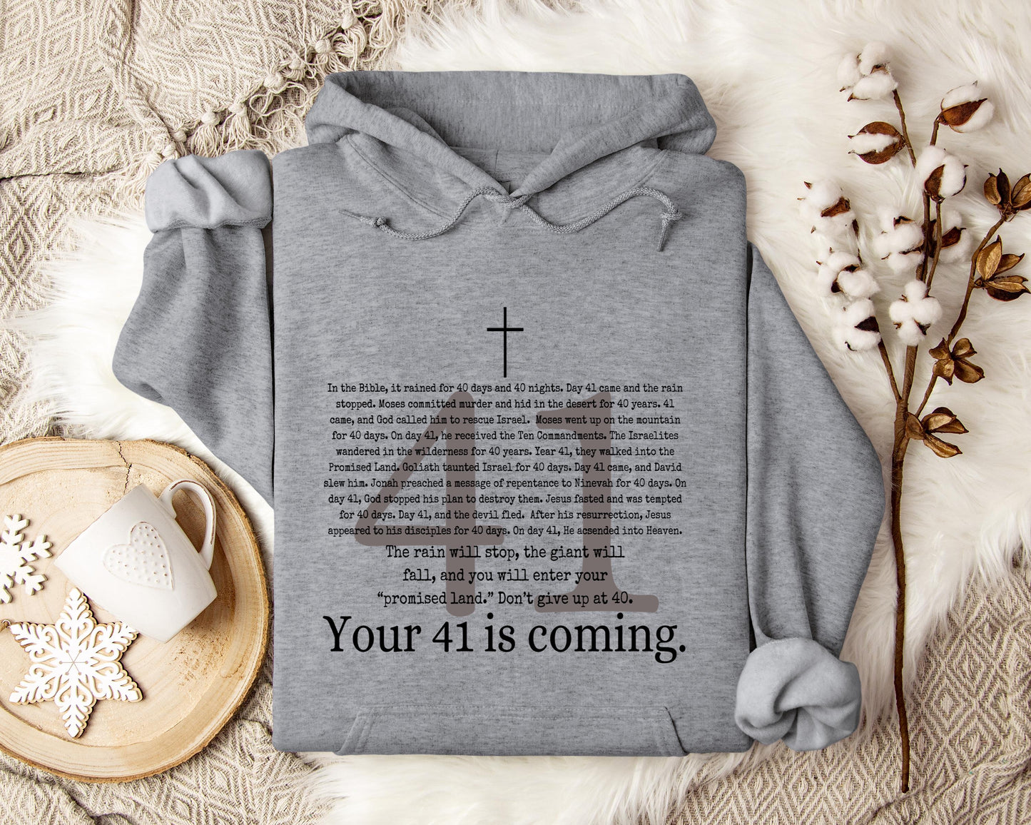 Your 41 Is Coming Cross