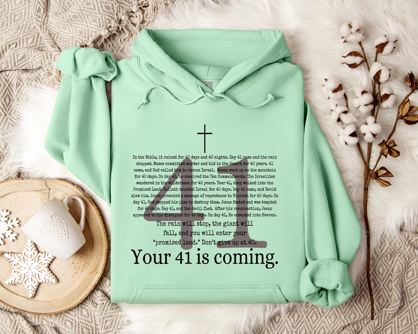 Your 41 Is Coming Cross
