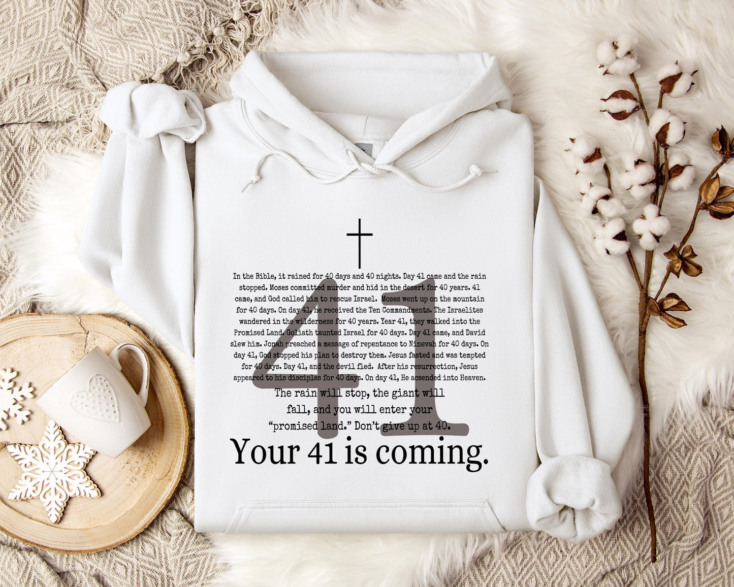 Your 41 Is Coming Cross