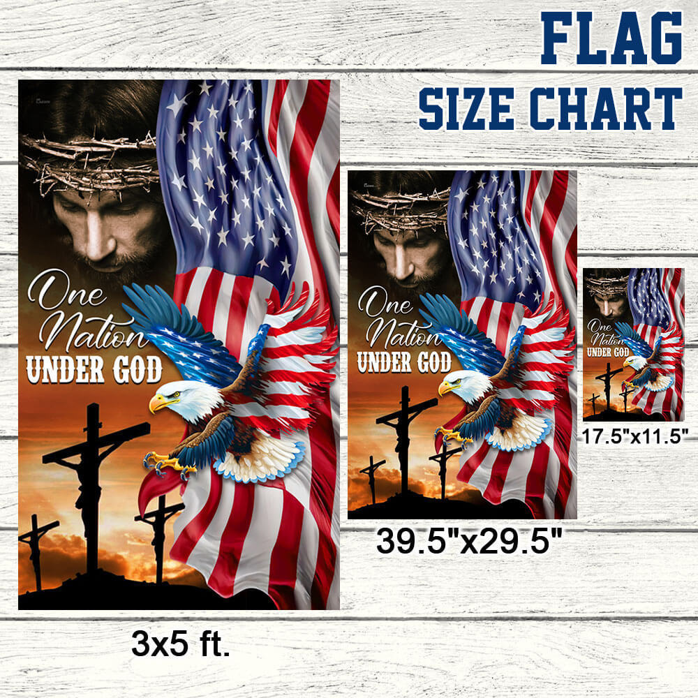 American Flag | One Nation Under God Christian Eagle Flag