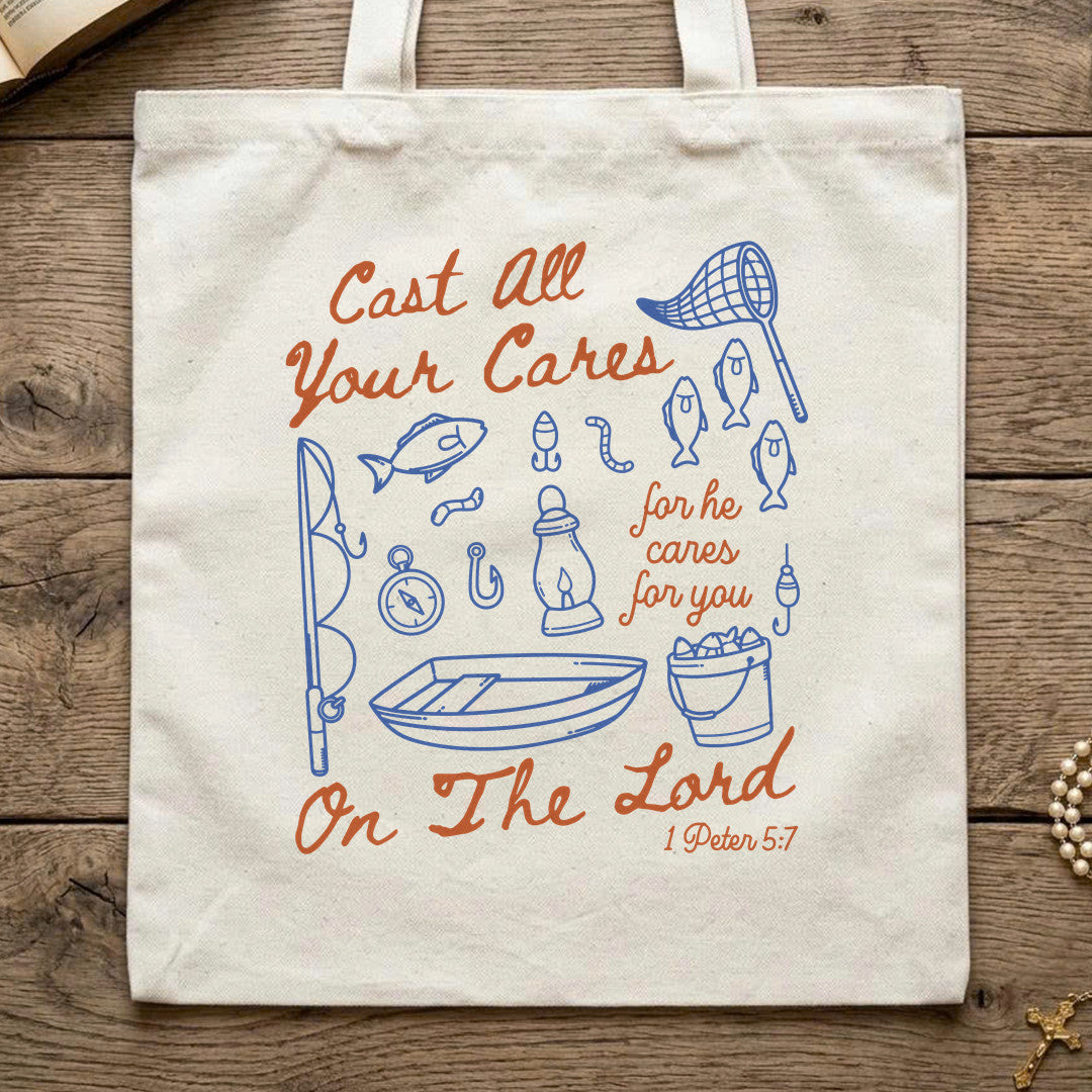Cast All Your Cares For He Cares For You On The Lord 1 Peter 5.7 01
