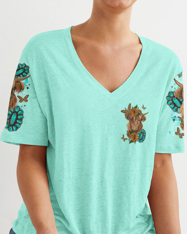 Living Life Somewhere Between Jesus Cow T-Shirt