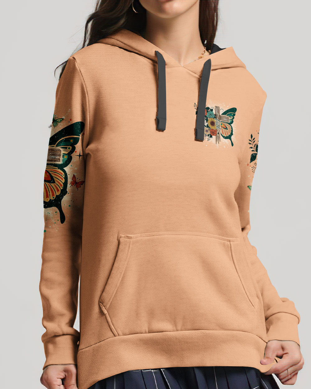I Believe In God Butterfly Hoodie