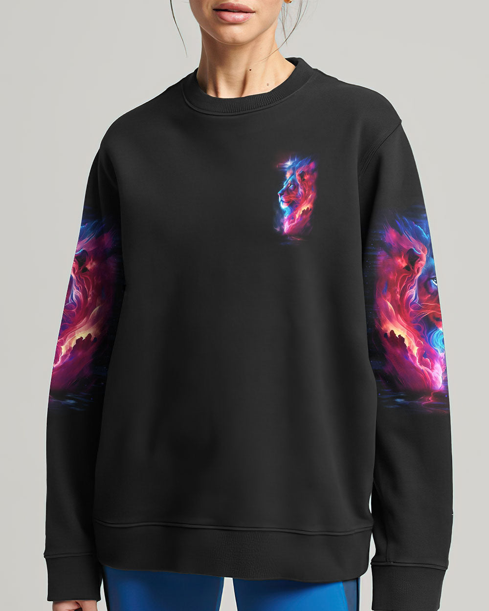 Jesus Dropped The Charges Lion Sweatshirt
