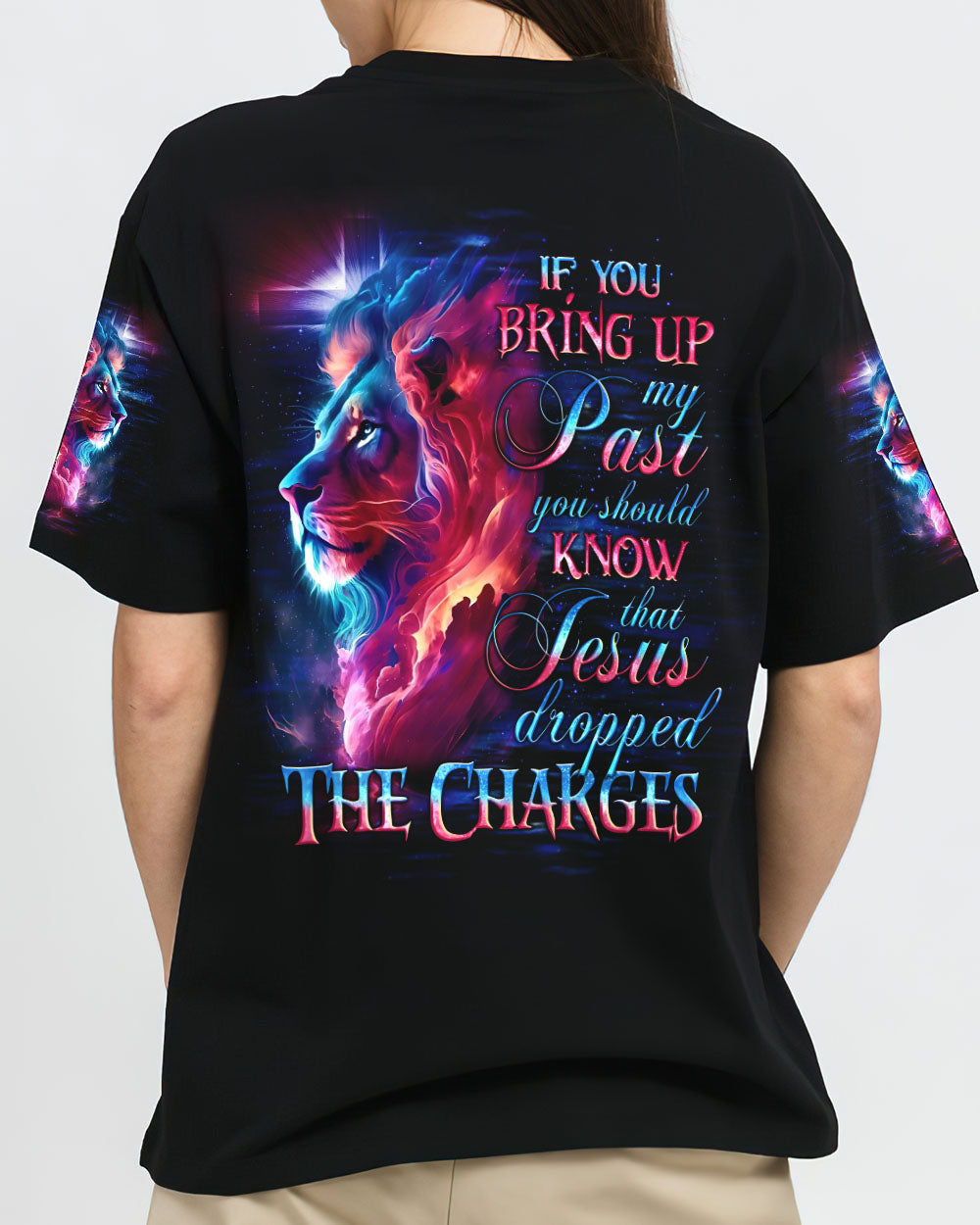 Jesus Dropped The Charges Lion T-Shirt
