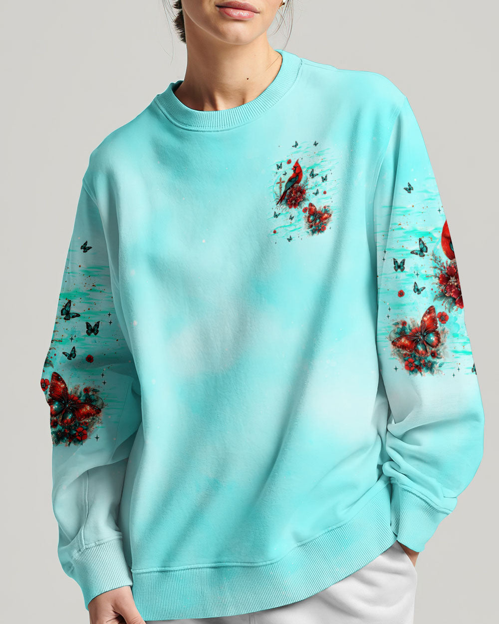 When Cardinals Appear Angels Are Near Sweatshirt 1