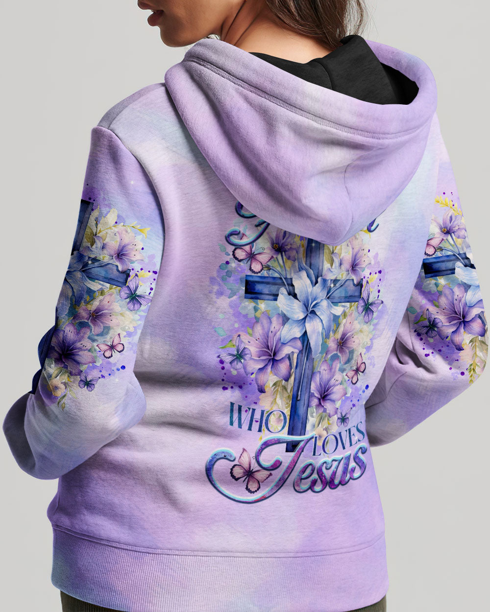 Just A Girl Who Loves Jesus Hoodie 1