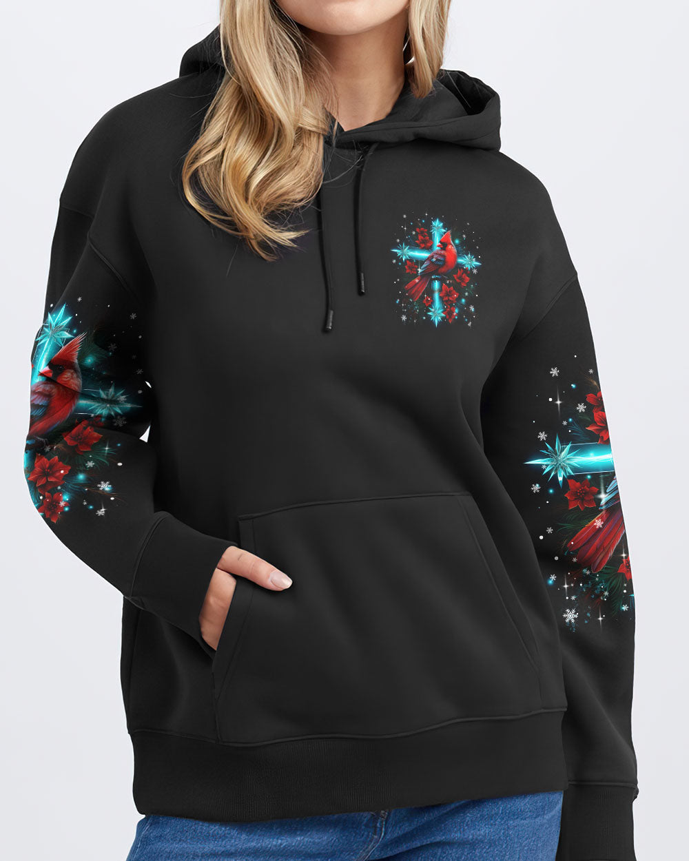 Jesus The Reason Cardinal Christmas Hoodie