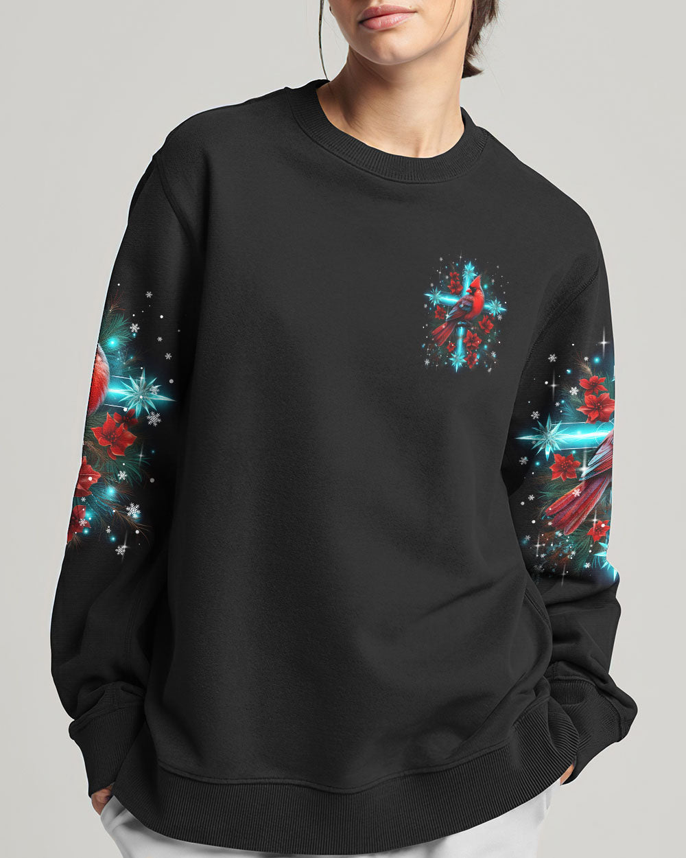 Jesus The Reason Cardinal Christmas Sweatshirt