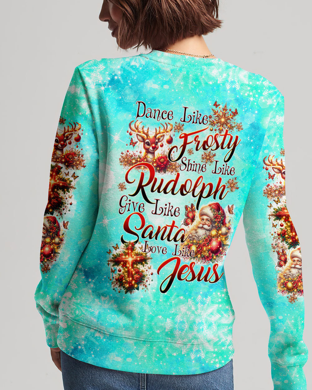 Love Like Jesus Christmas Sweatshirt