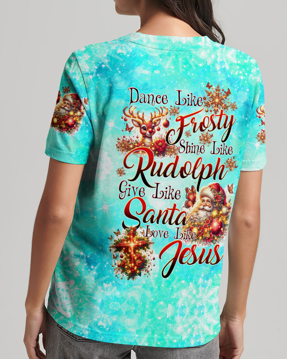 Love Like Jesus Christmas T-Shirt