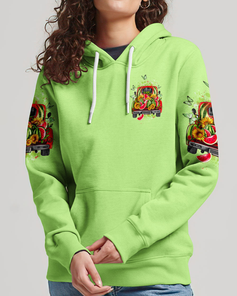 Jesus Take The Wheel Watermelon Hoodie 6