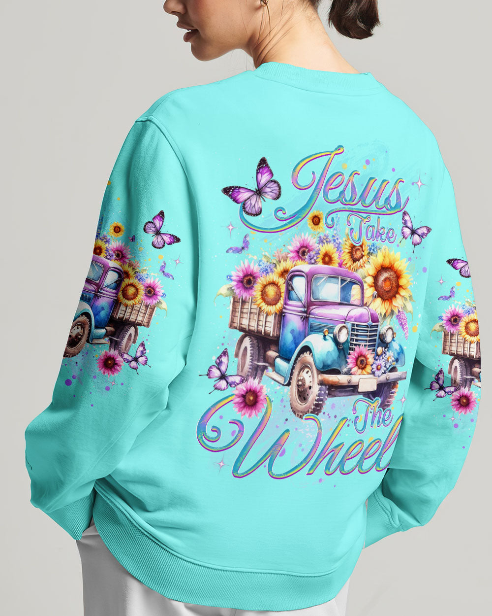 Jesus Take The Wheel Sweatshirt 5
