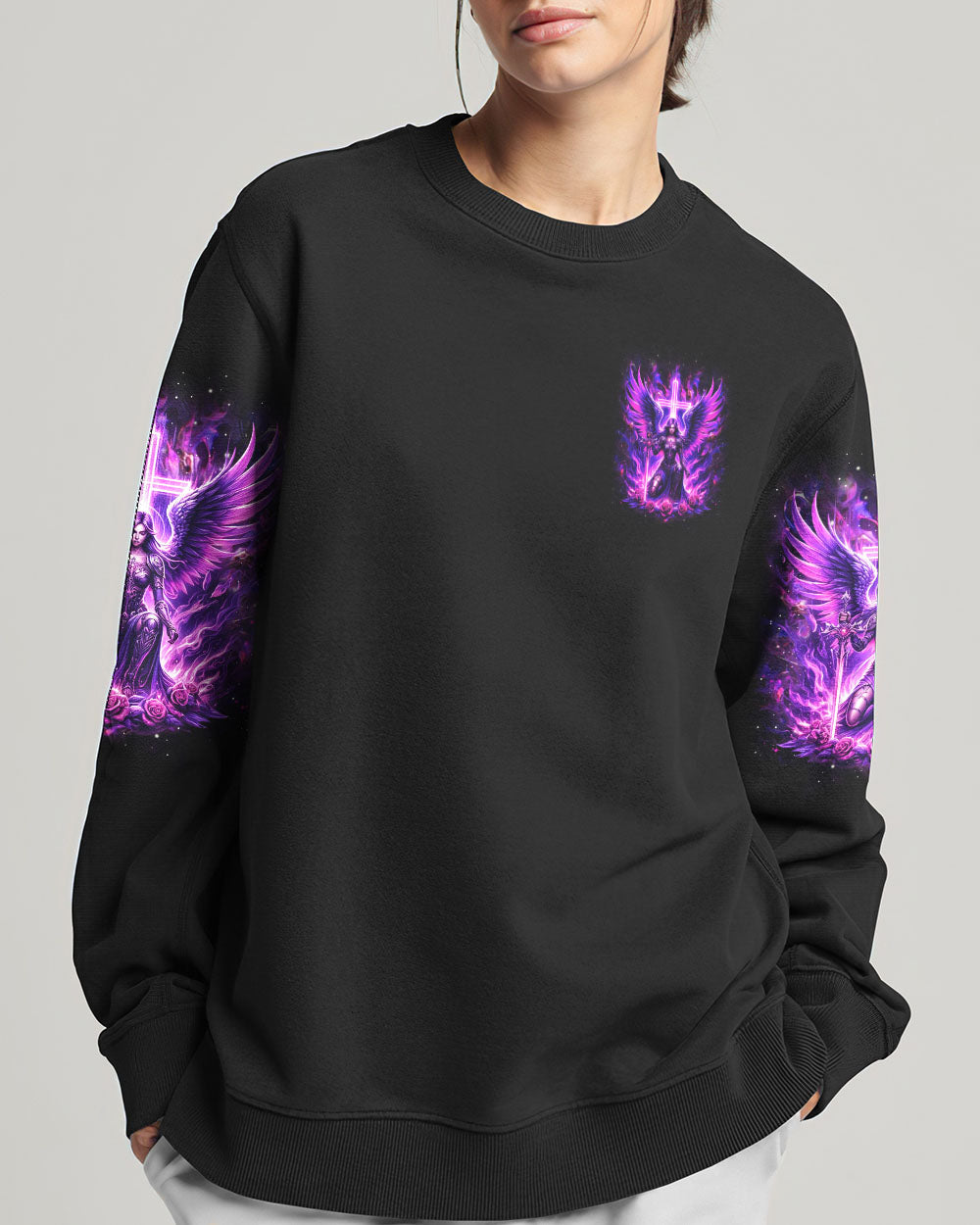 A Child Of God A Woman Of Faith Sweatshirt 1