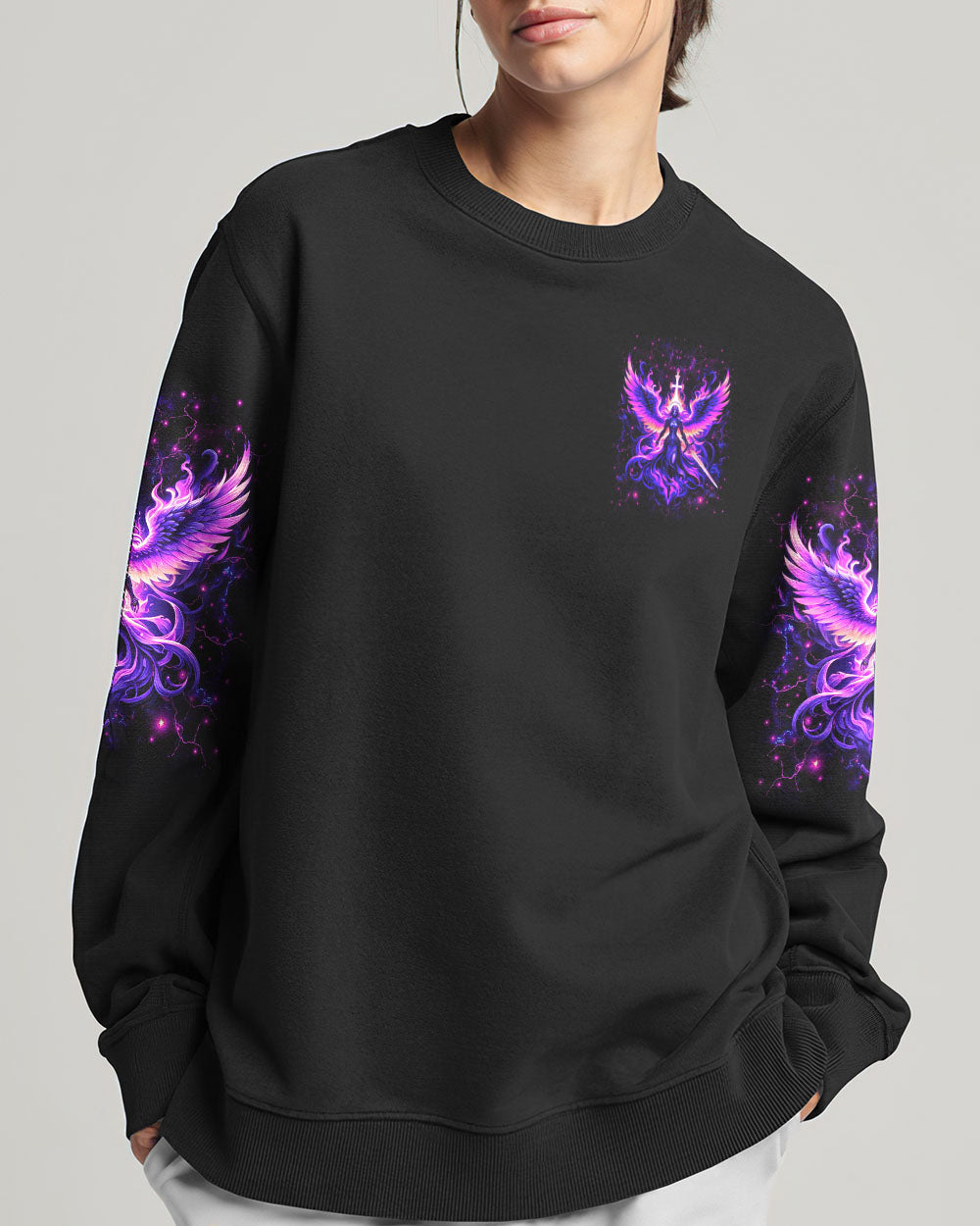 A Child Of God A Woman Of Faith Sweatshirt 2