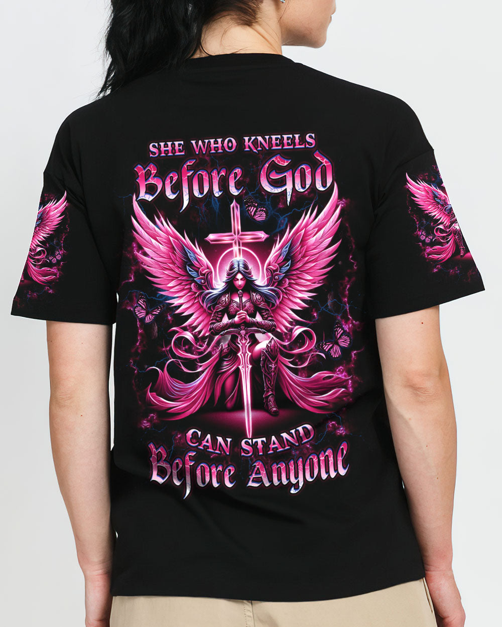 She Who Kneels Before God T-Shirt 1