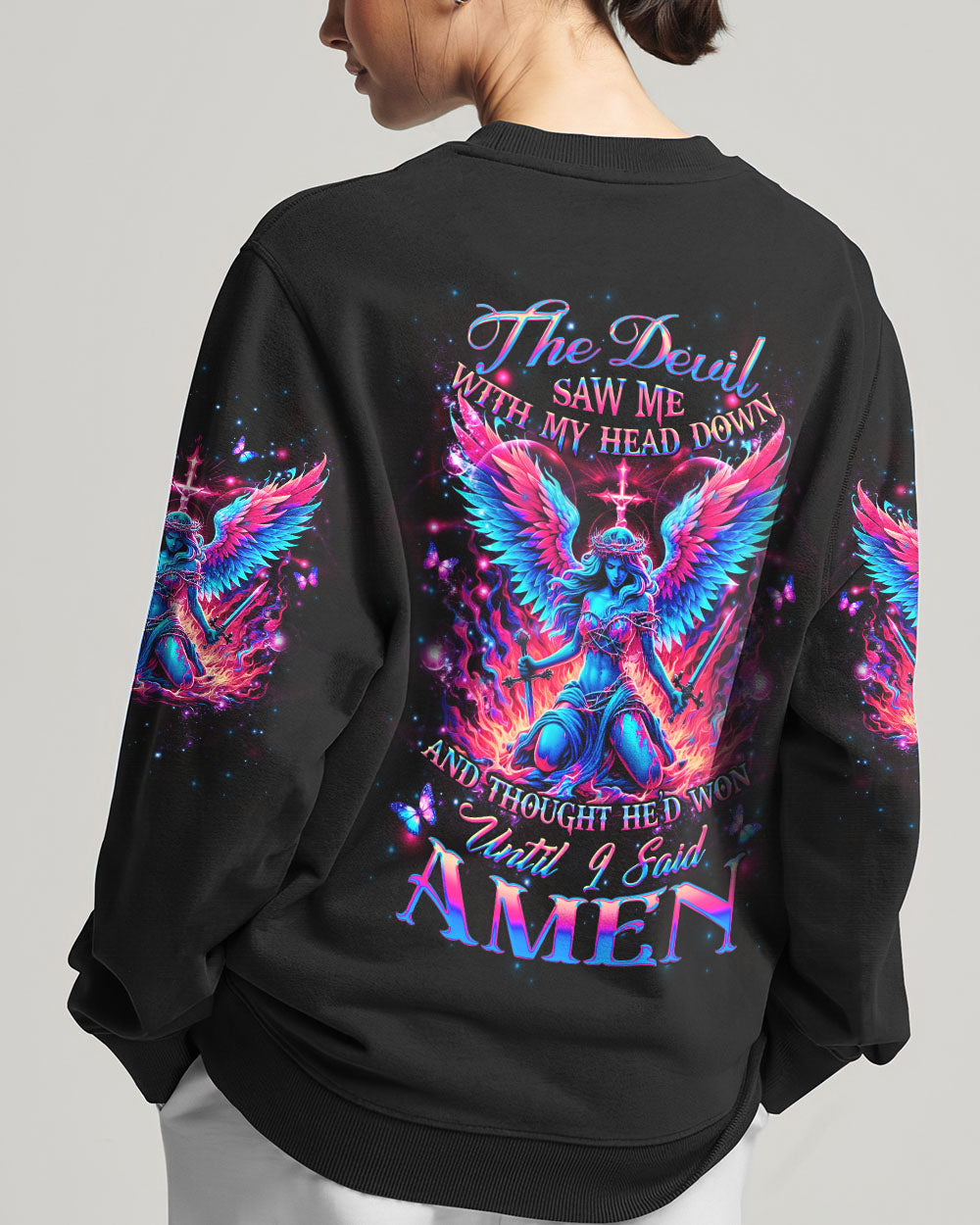 The Devil Saw Me With My Head Down Sweatshirt