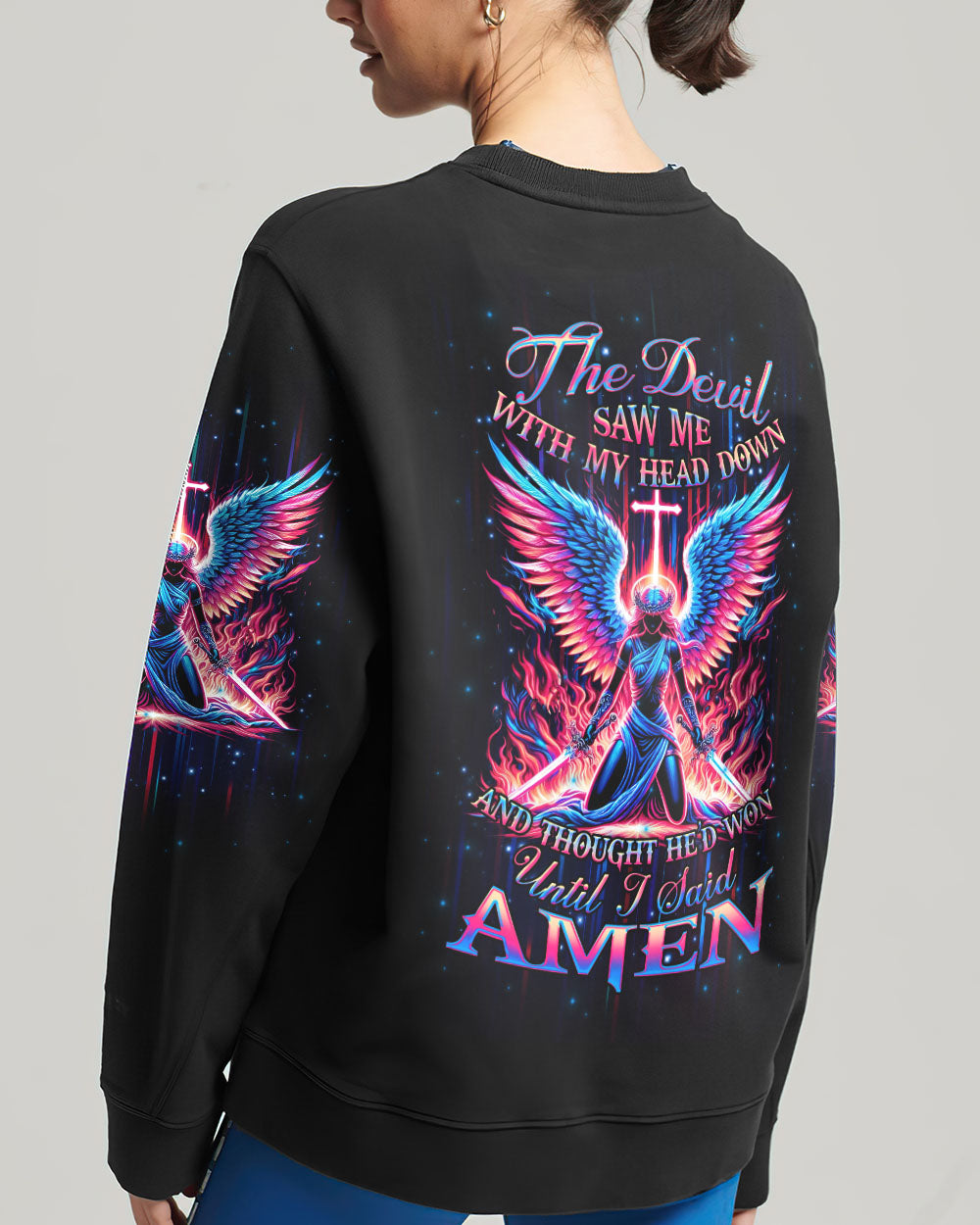 The Devil Saw Me With My Head Down Sweatshirt 1