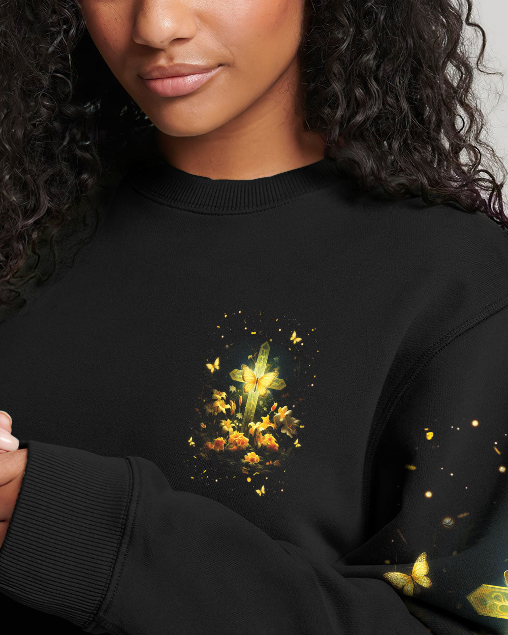 When God Steps In Miracles Happen Sweatshirt