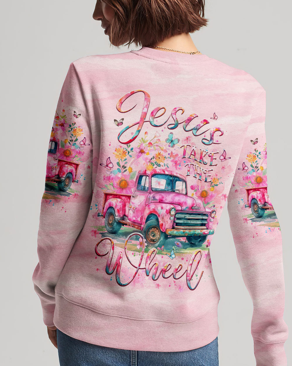 Jesus Take The Wheel Sweatshirt 2